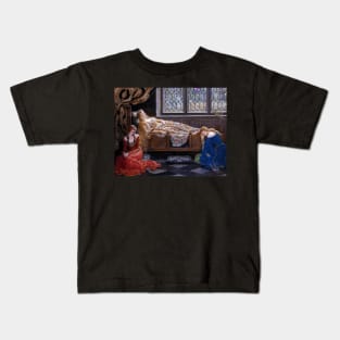 The Sleeping Beauty - John Collier Kids T-Shirt